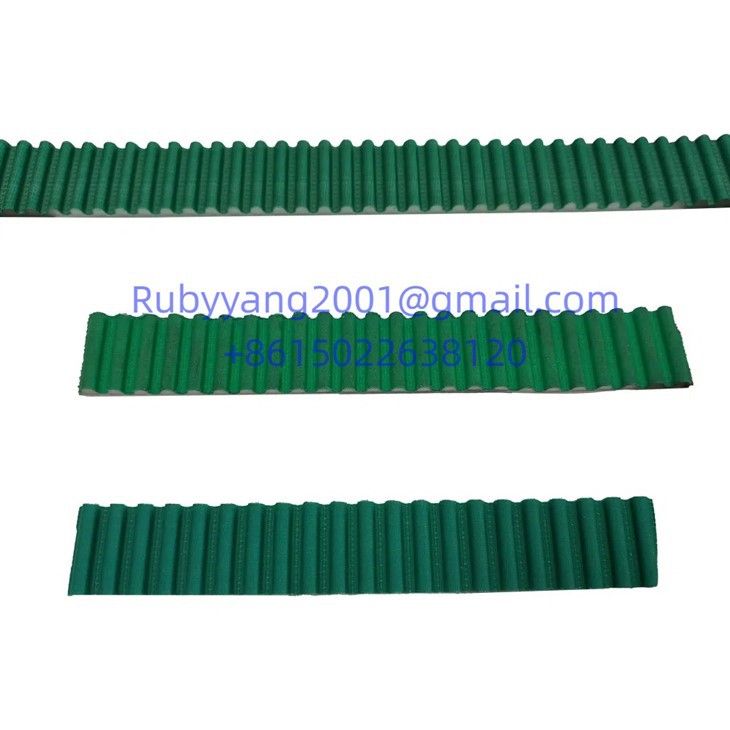 Green PU Transmission Belts ARC T Type Timing Pulley Belt